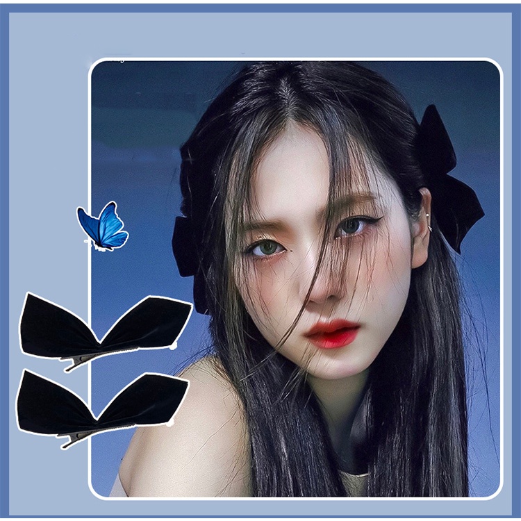 Bộ 2 Kẹp Tóc Nơ Dễ Thương Cho Nữ