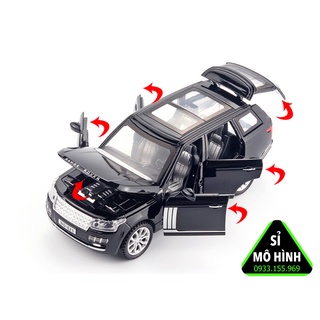Mô hình xe SUV Range Rover mở hết cửa 1:32 Đen