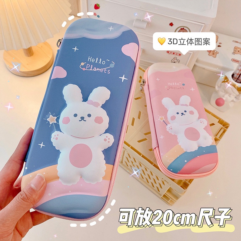 Hộp đựng bút 3D Túi Đựng Bút/  Đồ Trang Điểm Hình Kỳ Lân Đáng Yêu Có Kích Thước Lớn hộp bút đa năng