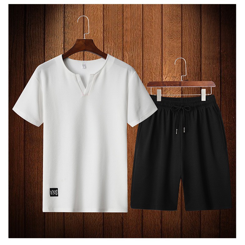 [FREESHIP _50K] Bộ Đũi Nam Cổ Chữ V Chất Đũi Mềm Mặc Thoáng Mát Phong Cách Trẻ Sành Điệu | BigBuy360 - bigbuy360.vn