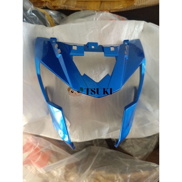 Ốp đầu cho xe Raider Fi Satria Fi màu xanh