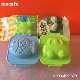 Khuôn tạo hình cơm, thức ăn hình cá và ôtô (Hàng Nhật Chính hãng kèm clip)