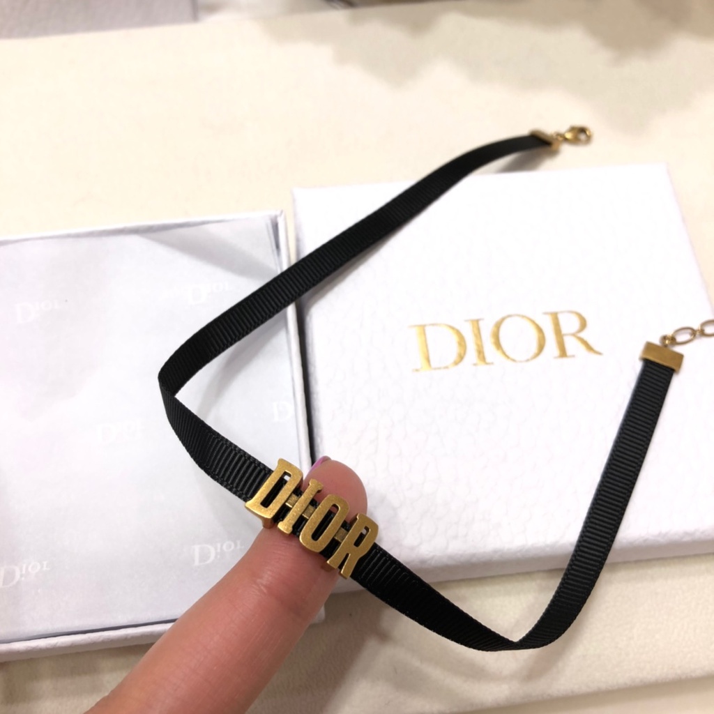 Vòng cổ choker bằng đồng thau hình ngôi sao 5 cánh/ chữ JADior thời trang đơn giản cổ điển
