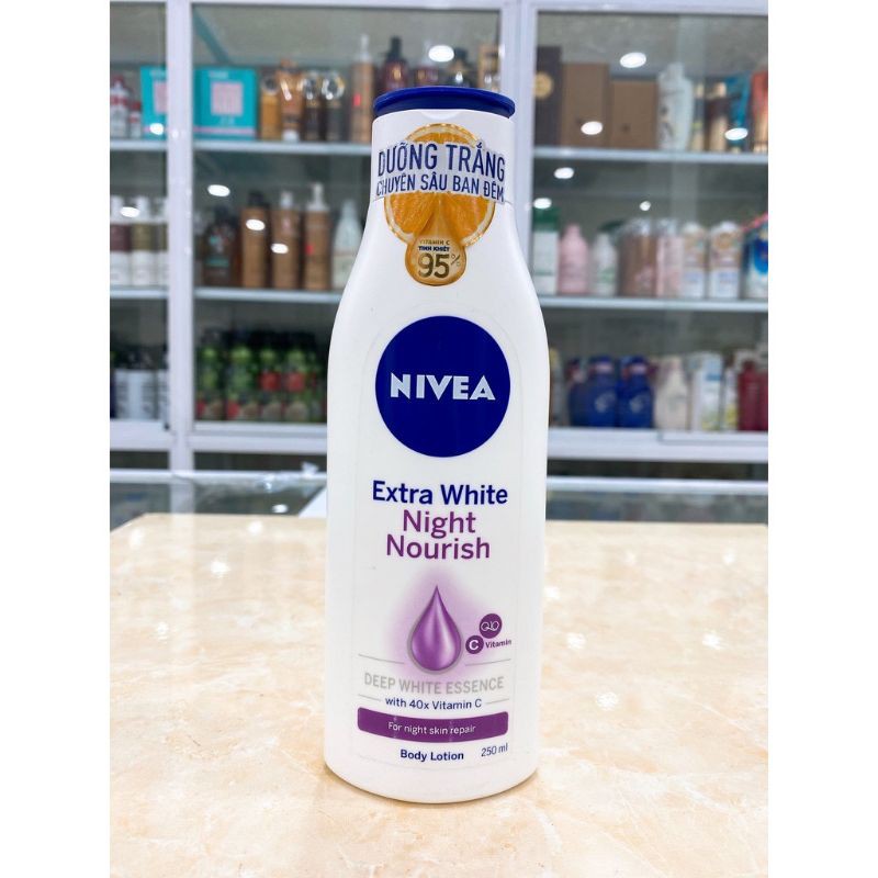 Sữa Dưỡng Thể Nivea phục hồi - dưỡng trắng -  phục hồi - chống nắng ngày và đêm chính hãng