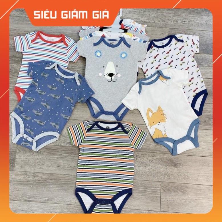 SET 5 BODY CHIP CỘC TAY BELITI XUẤT MỸ CHO BÉ 0-12M KÈM MÓC