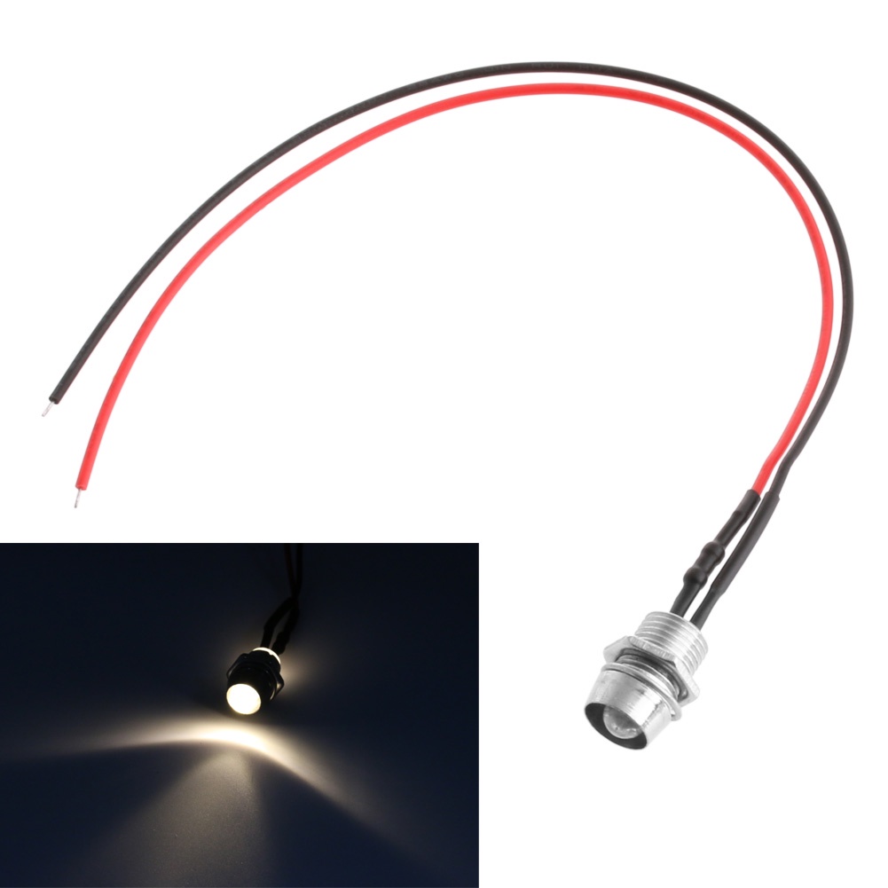 Đèn LED Cảnh Báo 12V Siêu Bền Chống Thấm Nước Gắn Bảng Điều Khiển Xe Hơi / Tàu Thuyền / Xe Tải