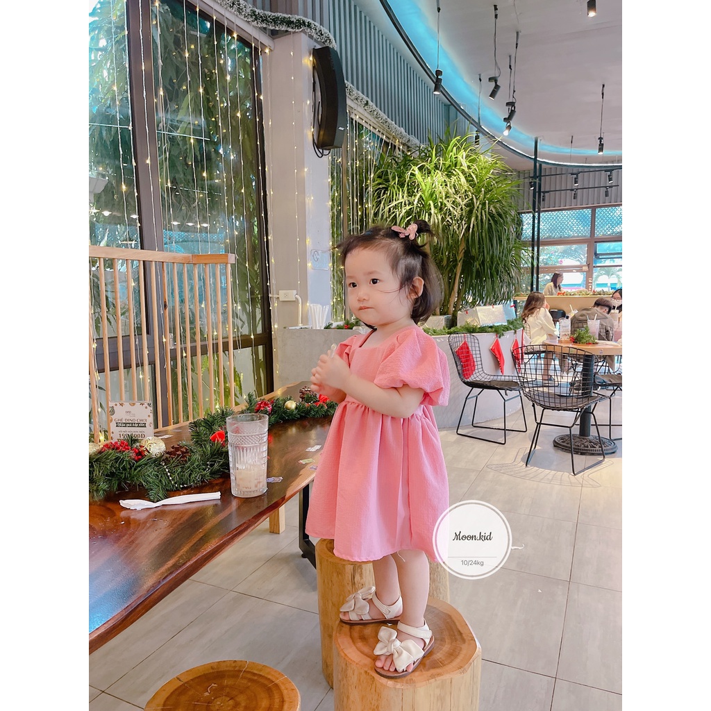 Váy đầm công chúa chất đũi xốp cao cấp cho bé gái