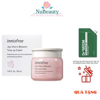 🌺 CHÍNH HÃNG 🌺 KEM DƯỠNG TRẮNG DA NÂNG TONE INNISFREE Jeju Cherry Blossom Tone Up Cream 50ML 🌺 FREE SHIP TOÀN QUỐC 🌺