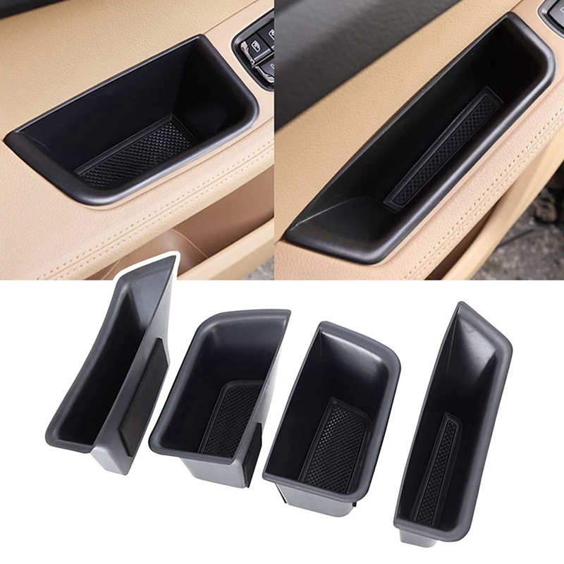 Set 4 Hộp Đựng Vật Dụng Gắn Tay Nắm Cửa Xe Hơi Cho Porsche Macan 2015-2021