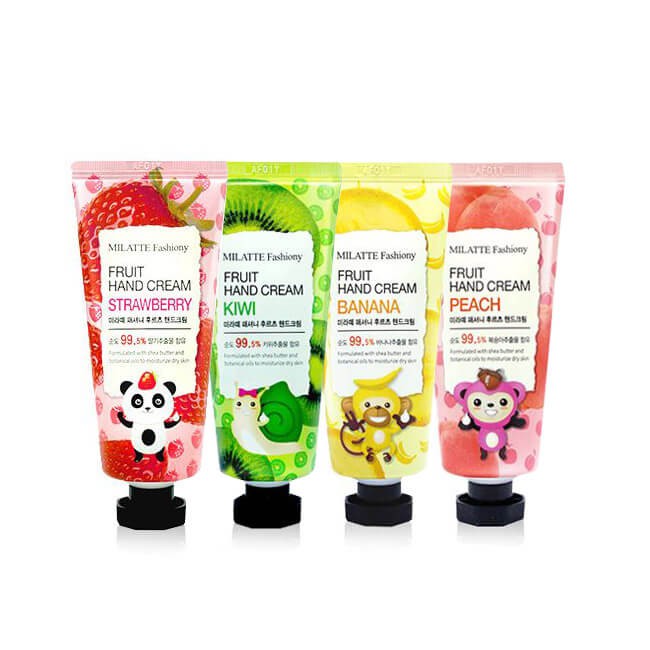 Kem dưỡng da tay làm trắng & trẻ hóa da chiết xuất đào MILATTE FASHIONY Fruit Hand Cream Peach 60g - Hàn Quốc | BigBuy360 - bigbuy360.vn