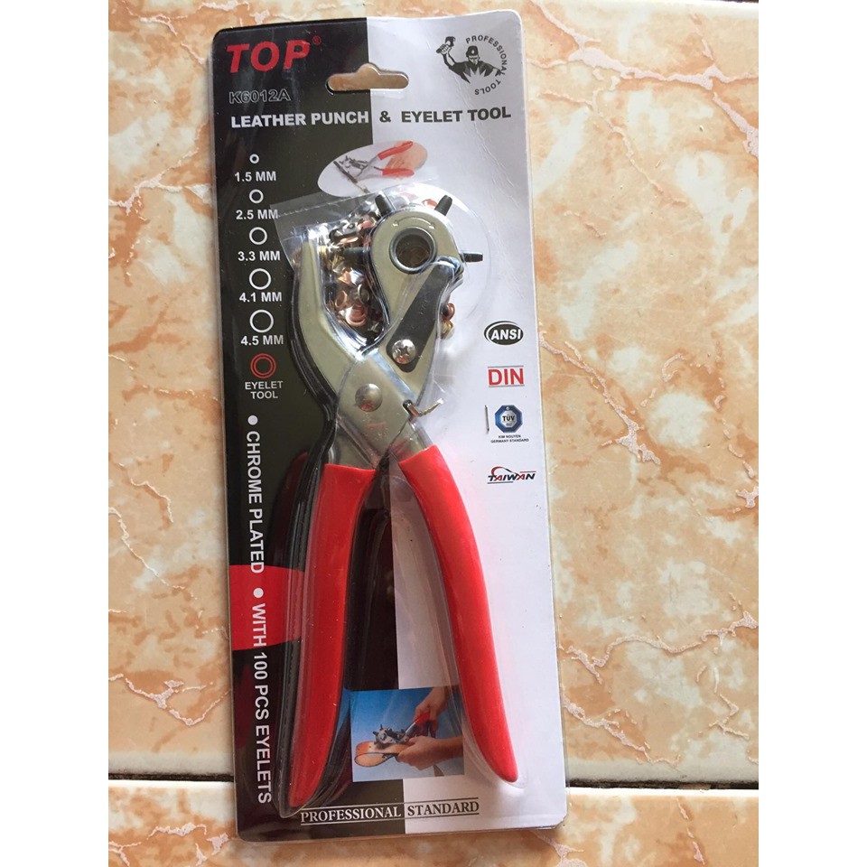 Kìm bấm lỗ và khuyên ore của TOP , kềm bấm lỗ