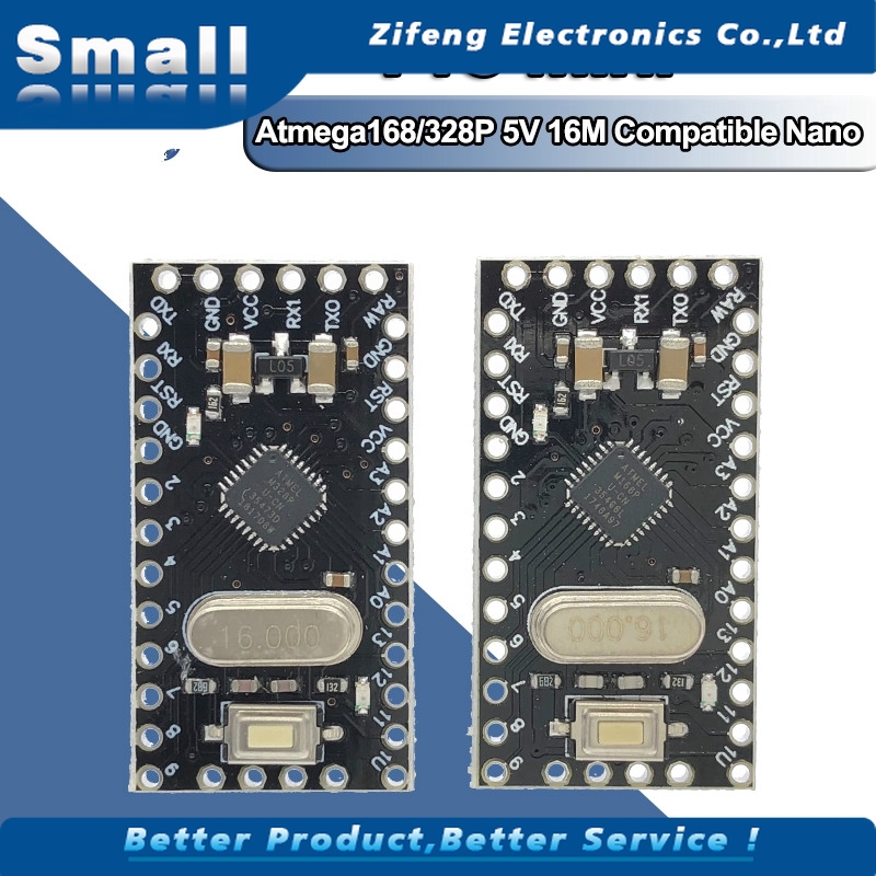 Bảng Mạch Nano Pro Mini 168 / 328 Atmega168 5v 16m / Atmega328P-Mm 328p Mini Atmega328 5v / 16mhz Cho Arduino