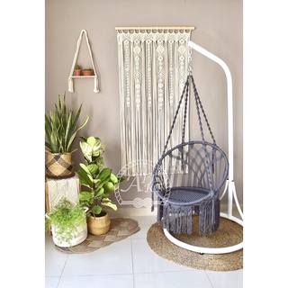 Xích đu xương cá Macrame ( chỉ lồng treo, không chân )