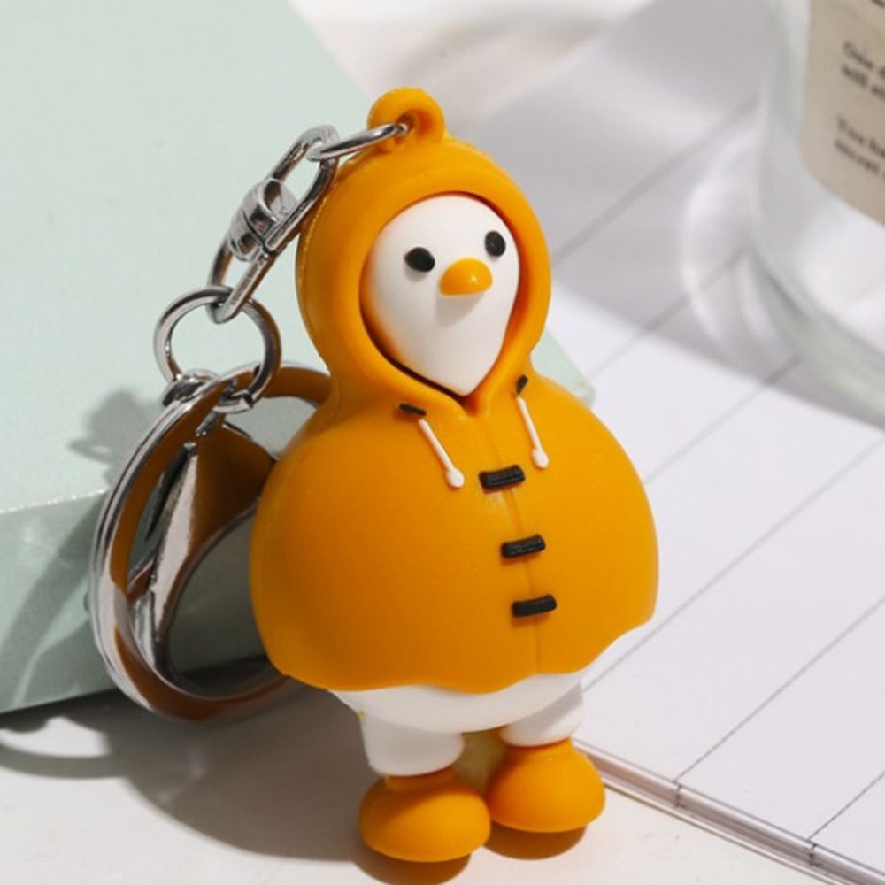 Móc khóa hình vịt con màu vàng dễ thương
