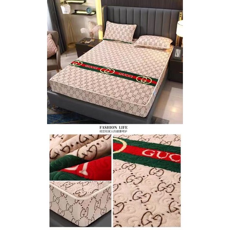 BỘ GA KÈM 2 VỎ GỐI NỈ TUYẾT HÀNG THƯƠNG HIỆU CAO CẤP TẶNG KÈM TÚI