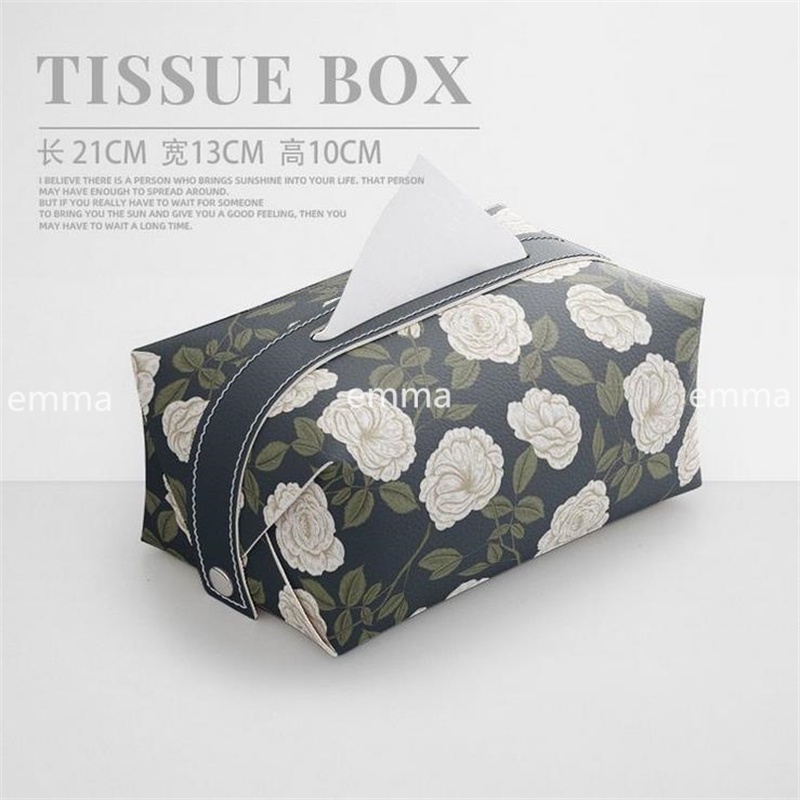 Túi Da Đựng Khăn Giấy Chống Thấm Nước Sang Trọng 17x11x9.5cm