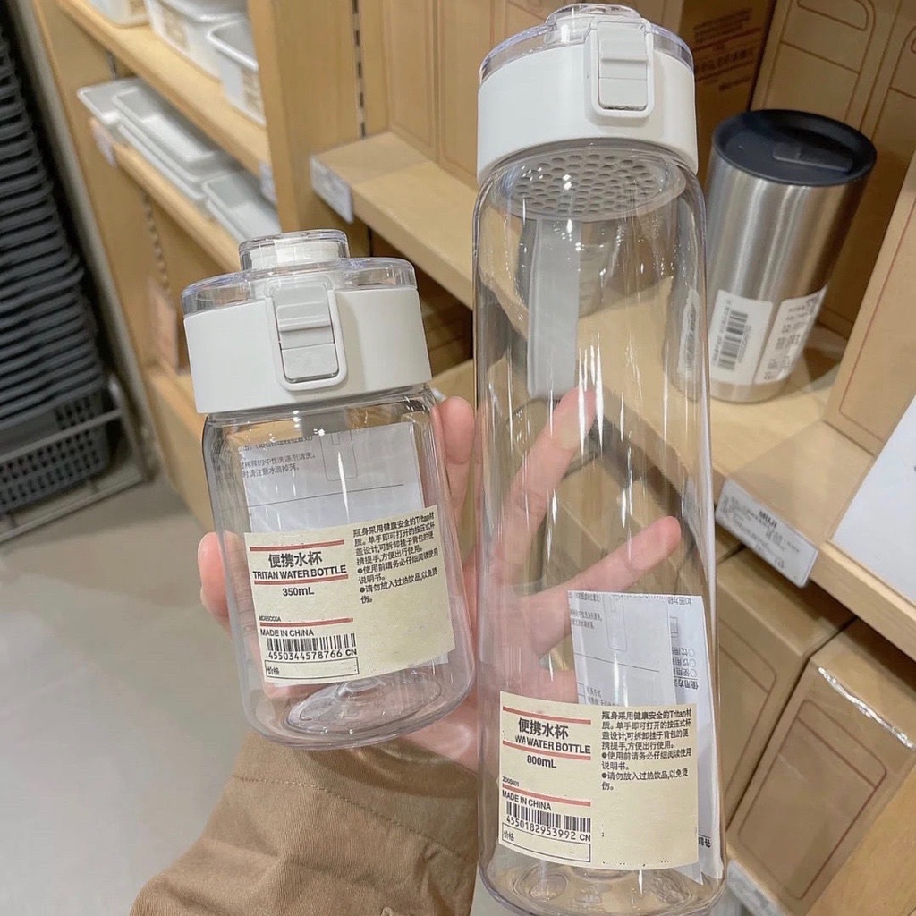 Bình Nước Nhựa Dung Tích Lớn Có Ngăn Lọc Trà Chịu Nhiệt Độ Cao Chống Sốc Thiết Kế Đơn Giản Tiện Dụng Cho Học Sinh
