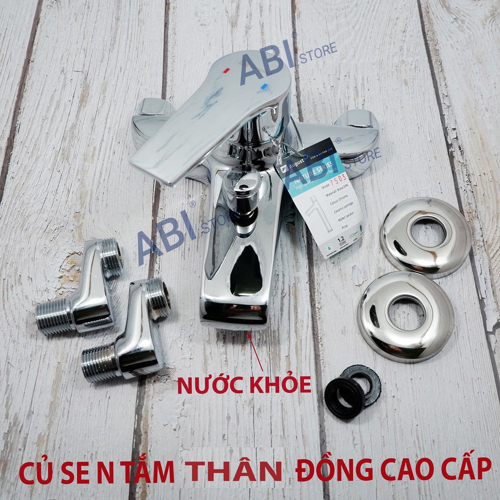 CỦ SEN TẮM MCK JAPAN TAY KÍNH KÈM CHÂN BẢO HÀNH 3 NĂM VÀ CỦ SEN NÓNG LẠNH