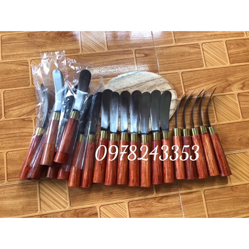 Dao lấy cơm dừa - combo 2 dao mềm và cứng