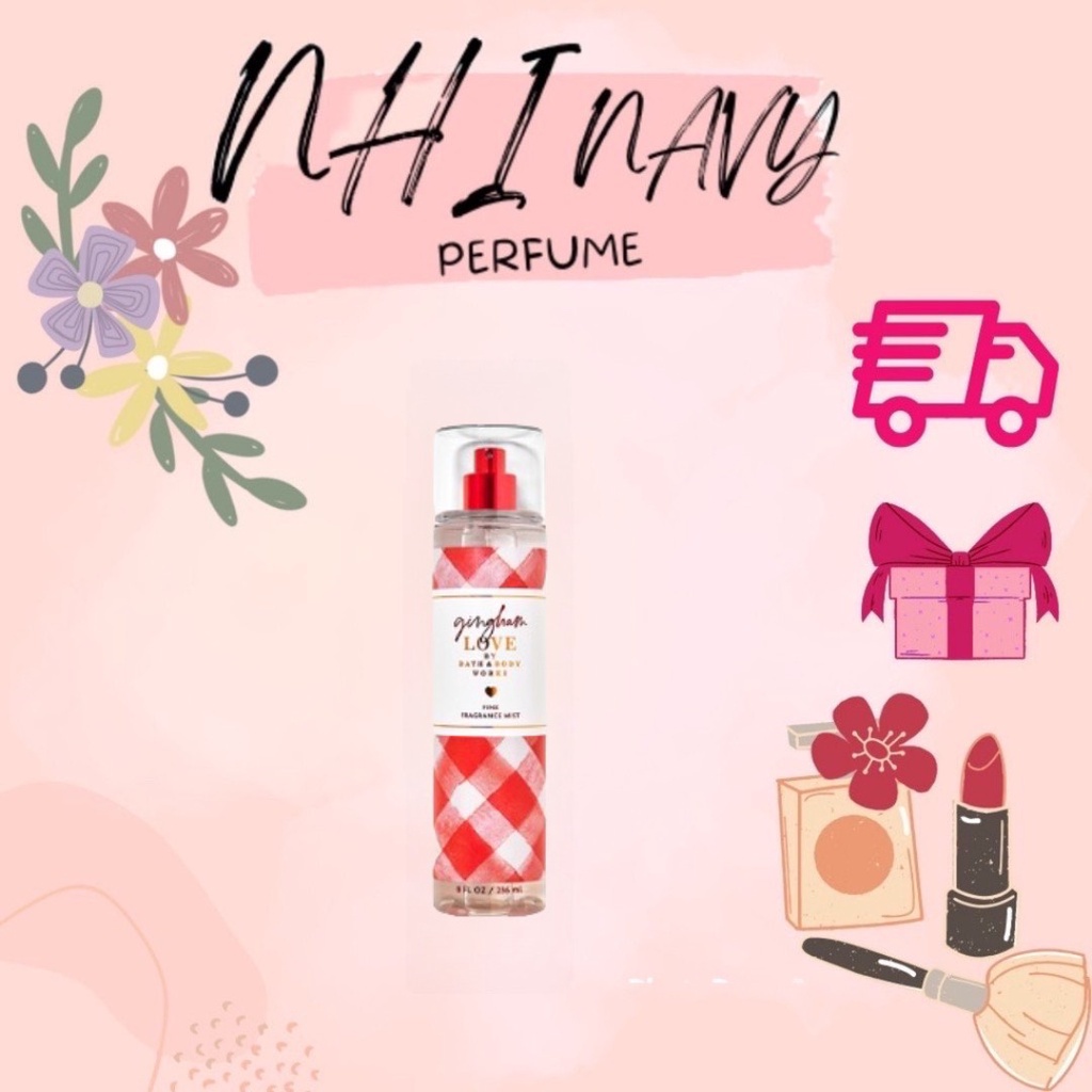 Xịt Thơm Toàn Thân Bath & Body Works GINGHAM LOVE