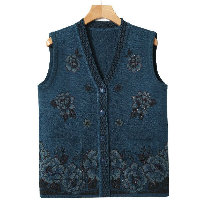 Áo Len Gile Cài Cúc Cho Bà Mẹ