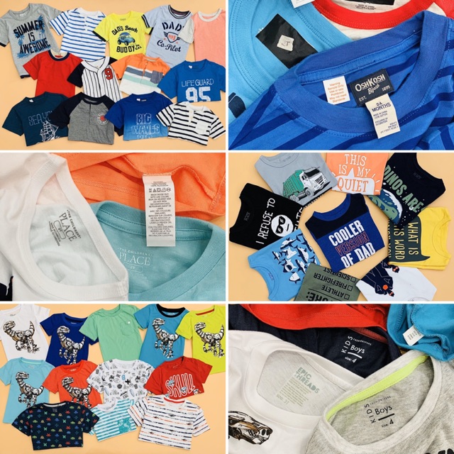 Áo phông bé trai BT Oshkosh, Place, Epic threads