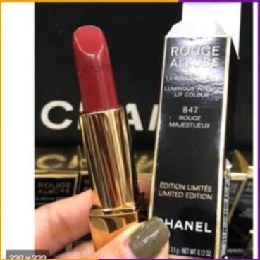 Son Chanel 847 Rouge Majestueux – Màu Đỏ lạnh đậm | BigBuy360 - bigbuy360.vn