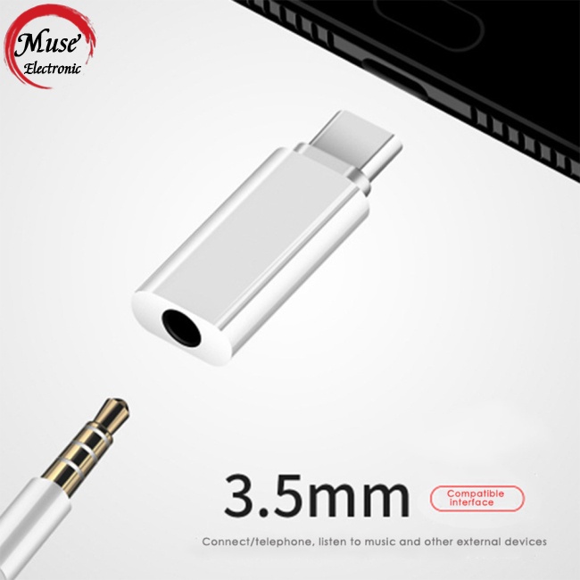 Dây Cáp Chuyển Đổi Tai Nghe Type-c Sang Type-c 3.5Mm Chuyên Dụng
