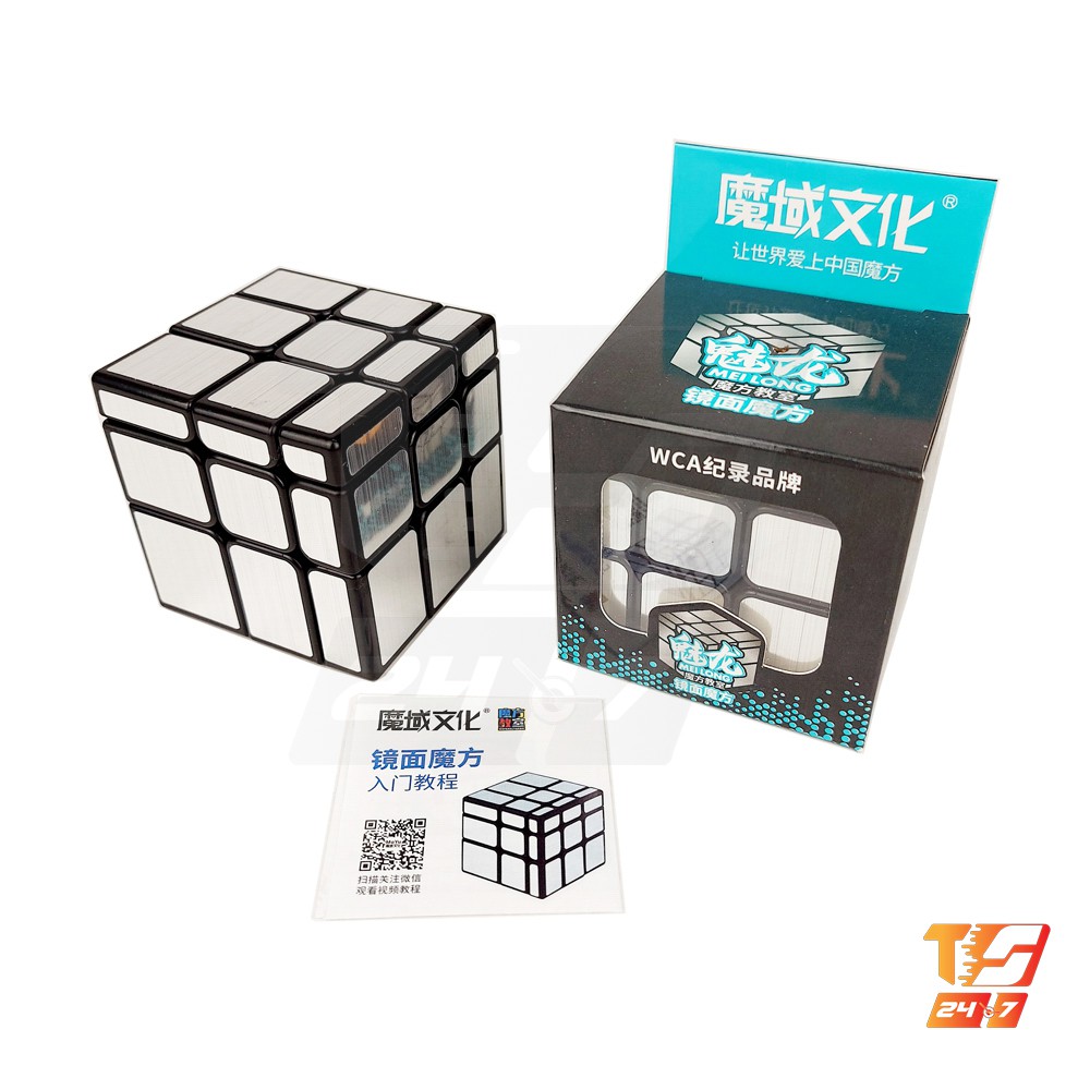 Khối Rubik 3x3 Biến Thể Bạc MoYu MeiLong Mirror - Đồ Chơi Rubic Gương 3 Tầng 3x3x3