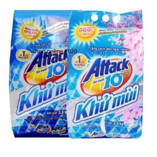 Bột giặt attack khử mùi hương hoa anh đào 3,8kg