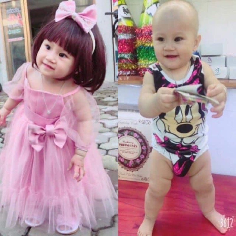 Bộ tóc cho bé gái- Tóc giả cho bé siêu cưng/ Tóc nguyên đầu