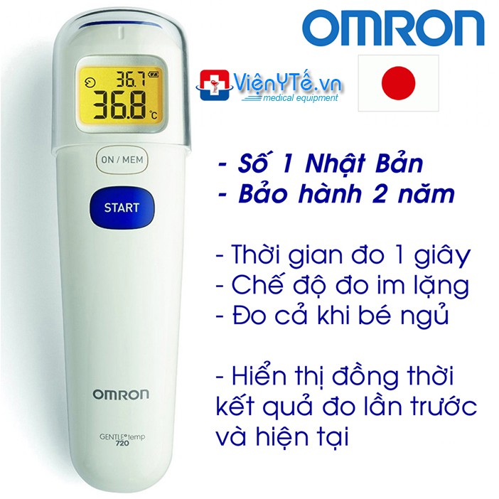 OMRON MC 720 – Nhiệt kế điện tử Omron Mc 720 Hàng Chính Hãng