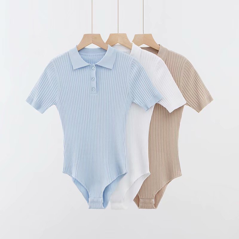 Áo bodysuit ngắn tay phong cách gợi cảm cho nữ | BigBuy360 - bigbuy360.vn