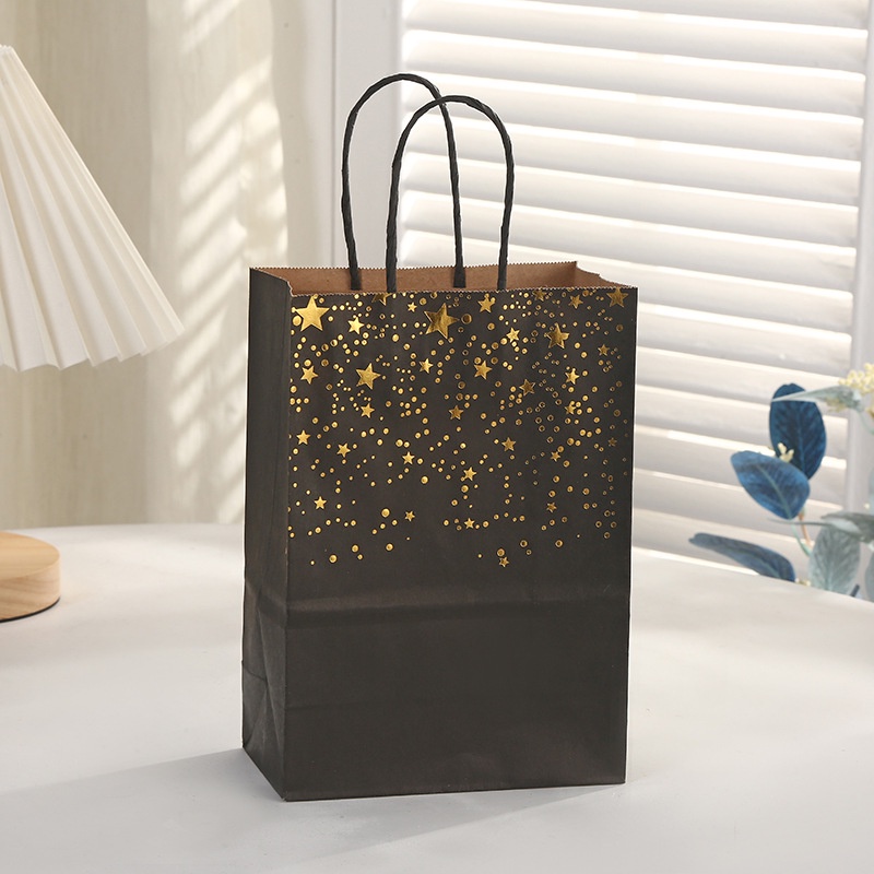 Túi Giấy Kraft Đựng Kẹo Trang Trí Tiệc Sinh Nhật/Tiệc Cưới 21*15*8cm