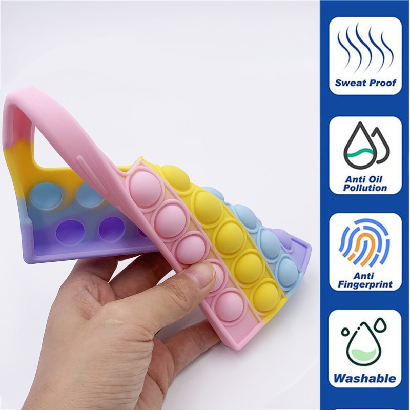 Ốp Điện Thoại Silicon Hình Relive Bong Bóng Cho Samsung S9 Plus Note 20 Ultra 9 S21 S20 S10 A11 A51 A71 A52 A10S A20