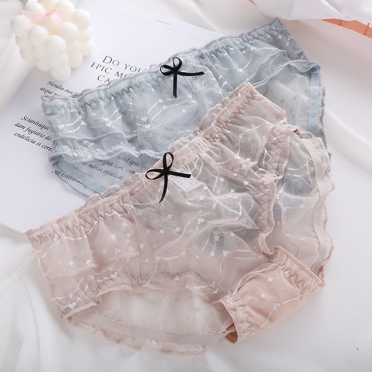 Quần Lót Ren Lưới Mỏng Chấm Bi Siêu Mát 1621 | BigBuy360 - bigbuy360.vn