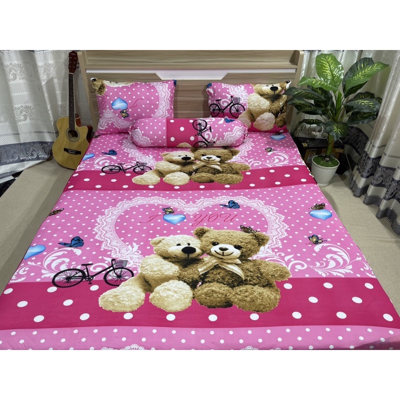 Sỉ lẻ vải thun hoạt hình in 3D may ga gối (mẫu mới về) | BigBuy360 - bigbuy360.vn