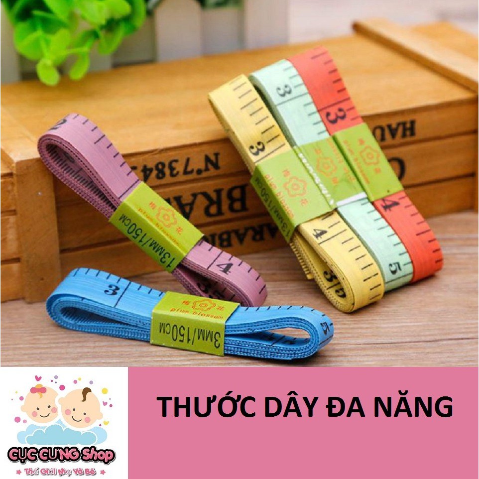 Thước dây cao cấp may vá - đo chiều cao - đo kích thước 3 vòng - đa năng