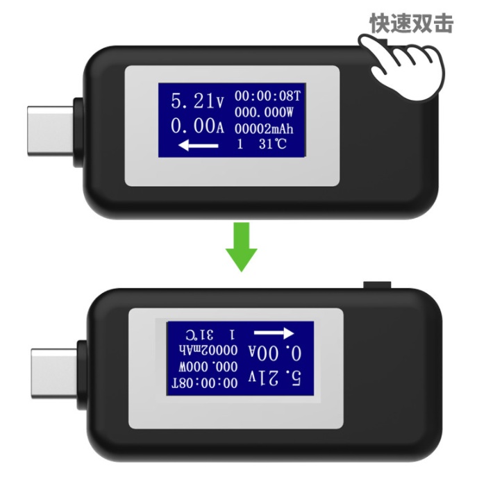 USB test / kiểm tra đo dòng điện, điện áp type C  KEWEISI KWS-1802C