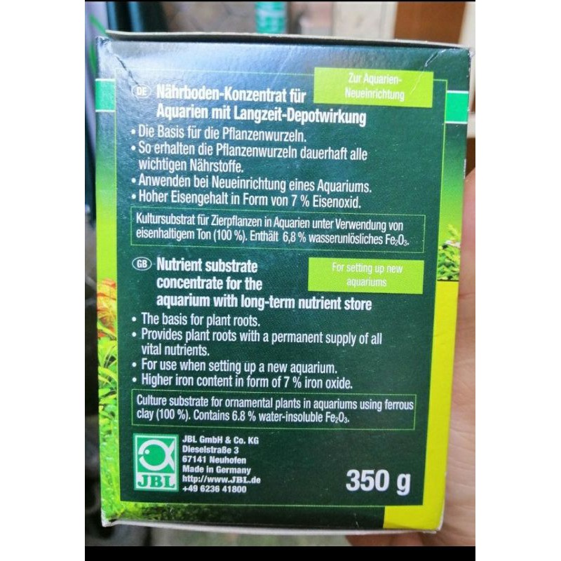 Cốt nền JBL Florapol 350g | 700g đậm đặc, cốt nền cho hồ thủy sinh bể cá cảnh đến từ đức