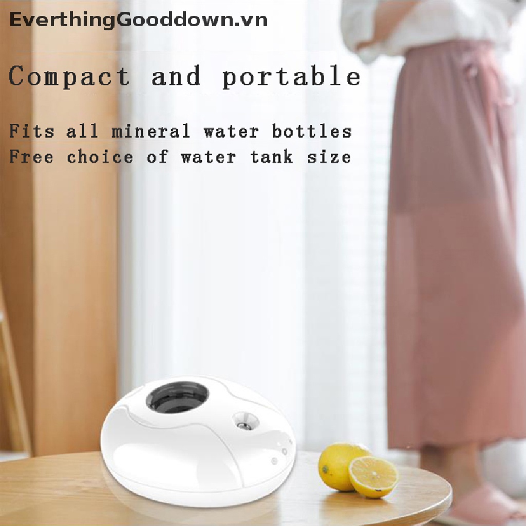 Everthinggood Máy Phun Sương Làm Ẩm Không Khí Có Đèn LED Kết Nối USB