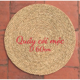 Thảm cói trơn D60cm