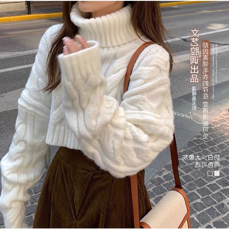 Áo len thừng ngắn