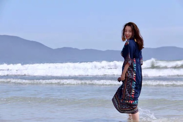 Váy maxi boho hoạ tiết thổ cẩm VHP41 (có hình thật) | BigBuy360 - bigbuy360.vn