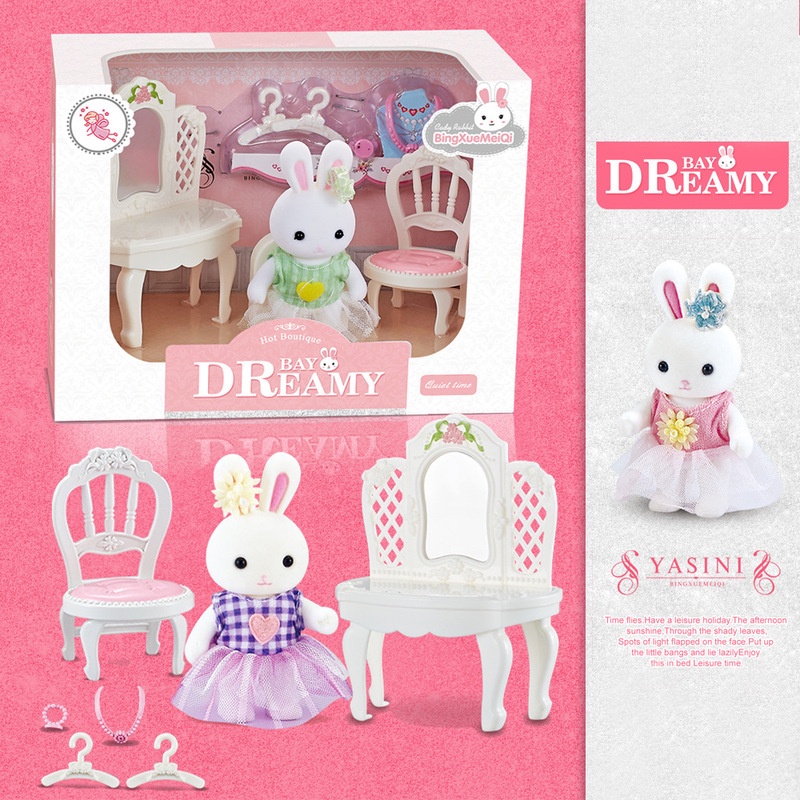 Mô Hình Đồ Nội Thất Phòng Tắm Cho Bé Phong Cách Giáng Sinh