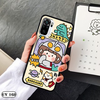 Ốp lưng nhám Xiaomi Redmi Note 10 - in hình