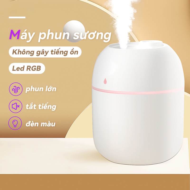 Máy Xông Tinh Dầu Mini phun sương tạo độ ẩm ,Máy khuếch tán tinh dầu dùng làm phòng ngủ dung tích VN01
