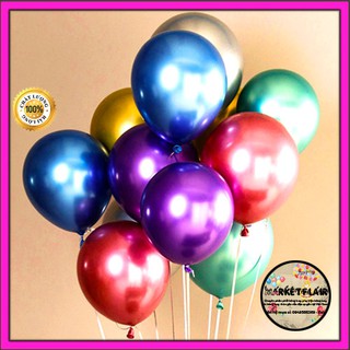 Combo Bóng Bay size 10 inch  Siêu Nhũ ShuaiAn bịch -Cực Dày dặn