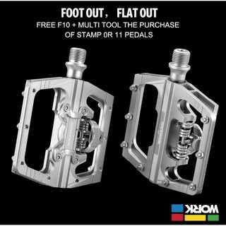 Pedal Xe Đạp 1 Mặt Can 1 Mặt Phẳng RaceWork XTS