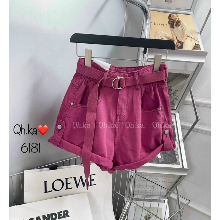 QUẦN SHORT BÒ GAPA GẤU KÈM ĐAI NHIỀU MÀU HOTTREND LOẠI 1 MS25278